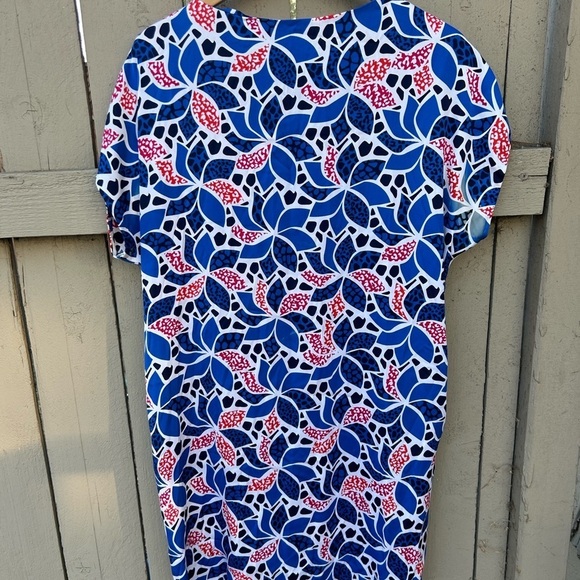 Diane Von Furstenberg Harriet Ocelot Shift Dress Silk Blend Casual Officecore S - Picture 7 of 9